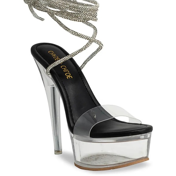Chase + Chloe | Shoes | Chase And Chloe Serenity Black Embellished ...